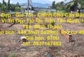 Đất Đẹp - Giá Tốt - Chính Chủ Cần Bán Lô Đất Vị Trí Đẹp Tại Thị Trấn Tân Minh, Hàm Tân, Bình Thuận